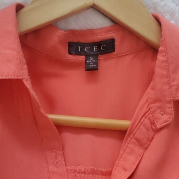 TCEC Los Angeles• Coral Cut-Out Retro Style Dress - Picture 4 of 16